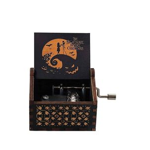 Extra&ntilde;o Mundo De Jack Halloween Caja Musical