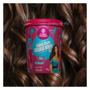 Crema Brasile&ntilde;a De Hidratacion Capilar 2 En 1 Ondulados Fabulosos 1 Kg