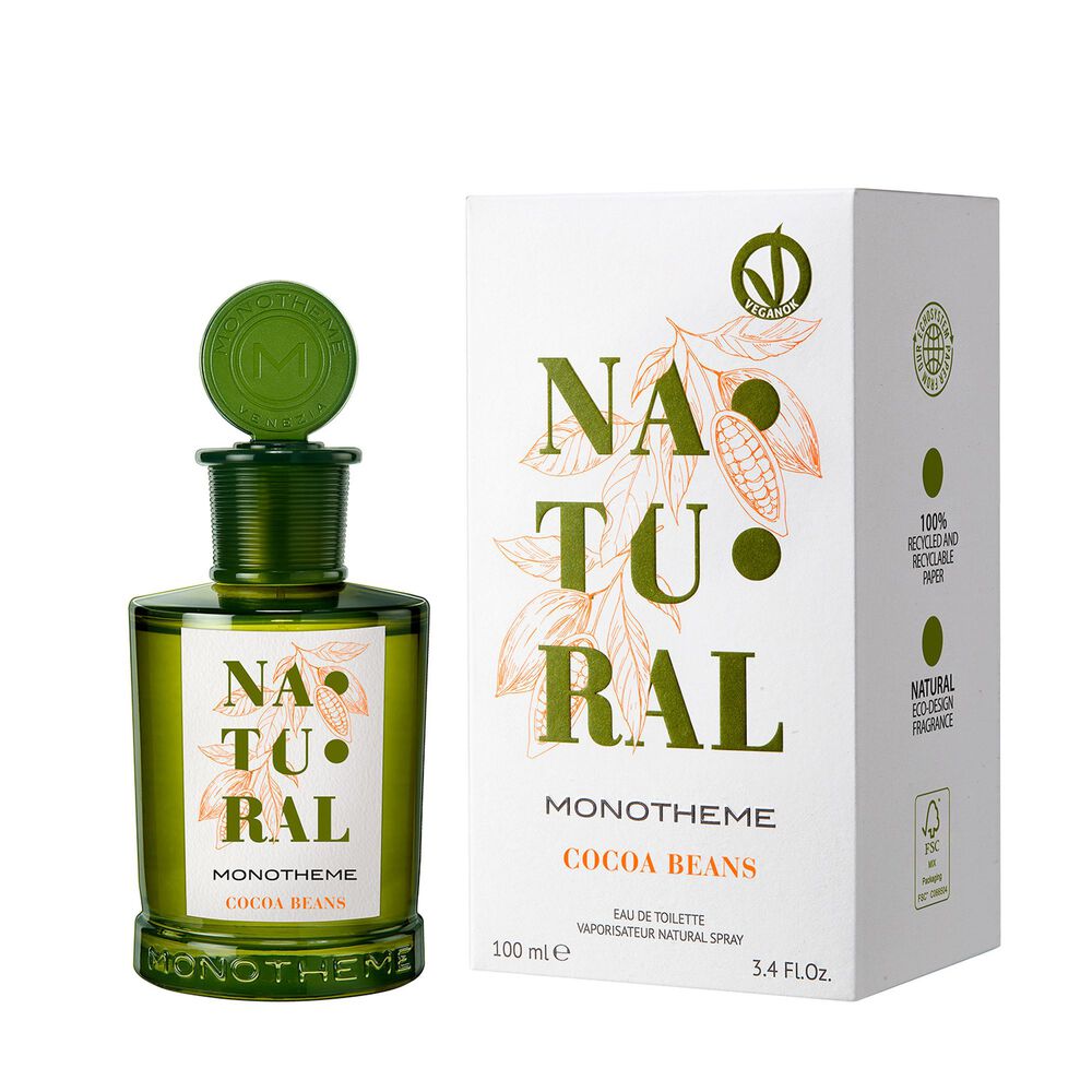 Monotheme Natural Cocoa Beans Edt 100 Ml Vegan image number 2.0