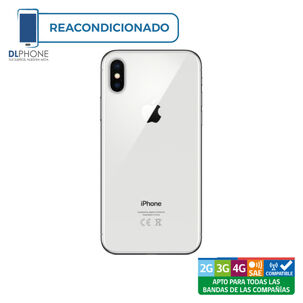 iPhone X de 64gb Blanco Reacondicionado