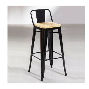 Pack 4 Taburetes Tolix Madera Clara (77cm)