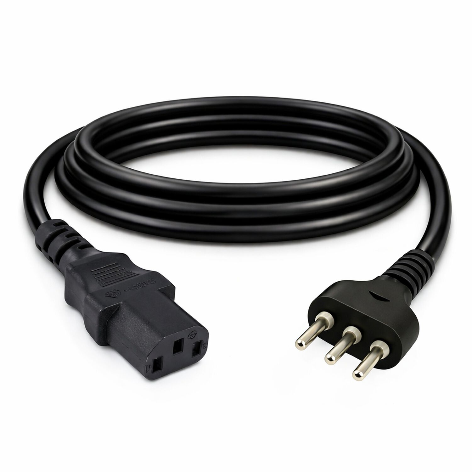 Cable De Poder Pc Y Electrodom&eacute;sticos Reforzado 1.8m 220v image number 0.0