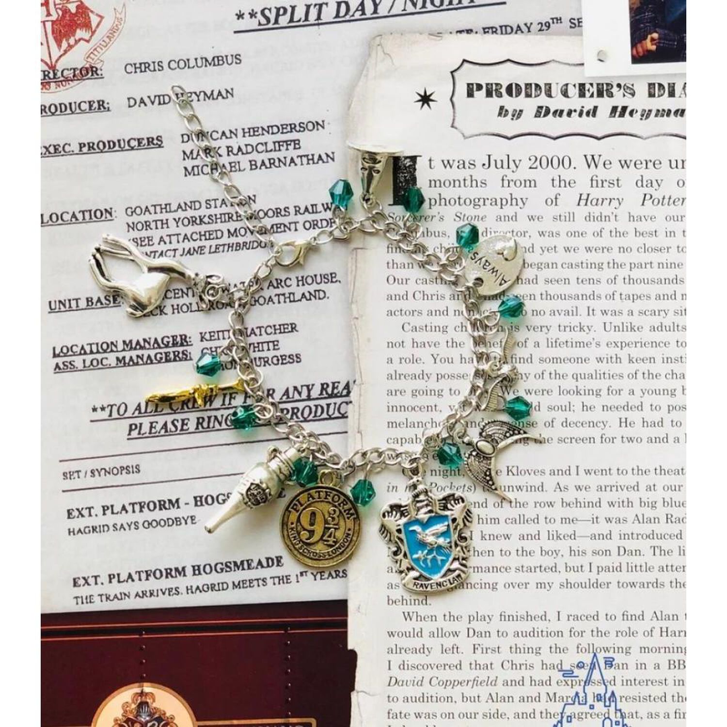 Pulsera Dijes Casas Hogwarts Harry Potter image number 9.0
