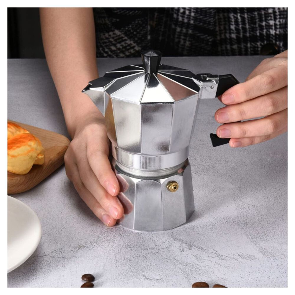 Cafetera Italiana 6 Tazas Cafetera Portatil image number 3.0