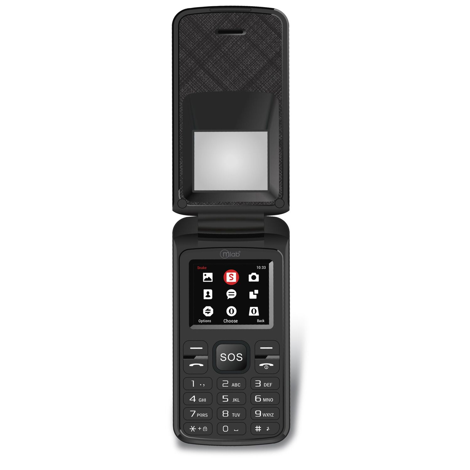 Tel&eacute;fono Senior 4g De Adulto Mayor Con Boton S. O. S Mlab-bk image number 4.0