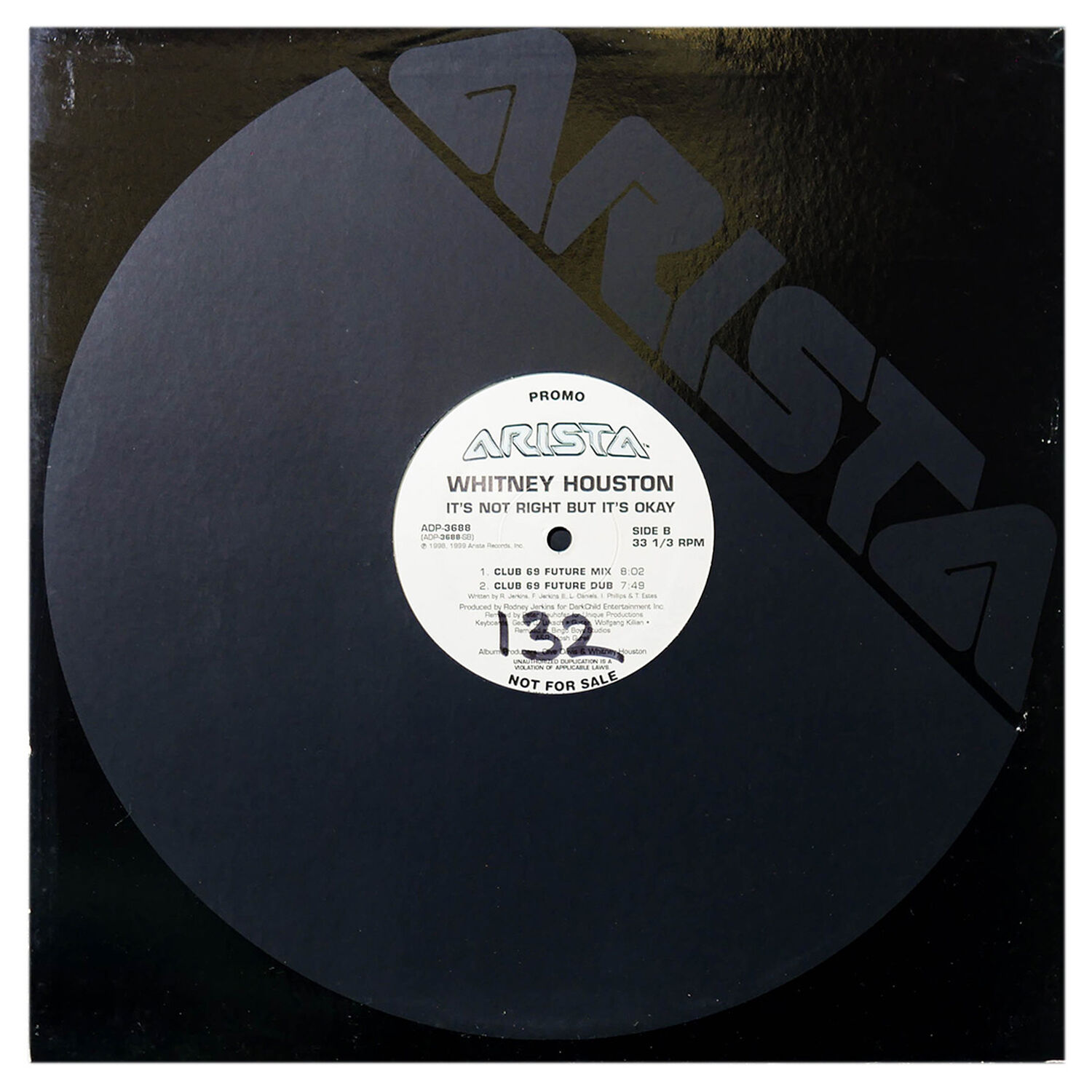 Whitney Houston - It's Not Right But It's Ok (groove Mixes) | 12" Maxi Single Usado image number 1.0