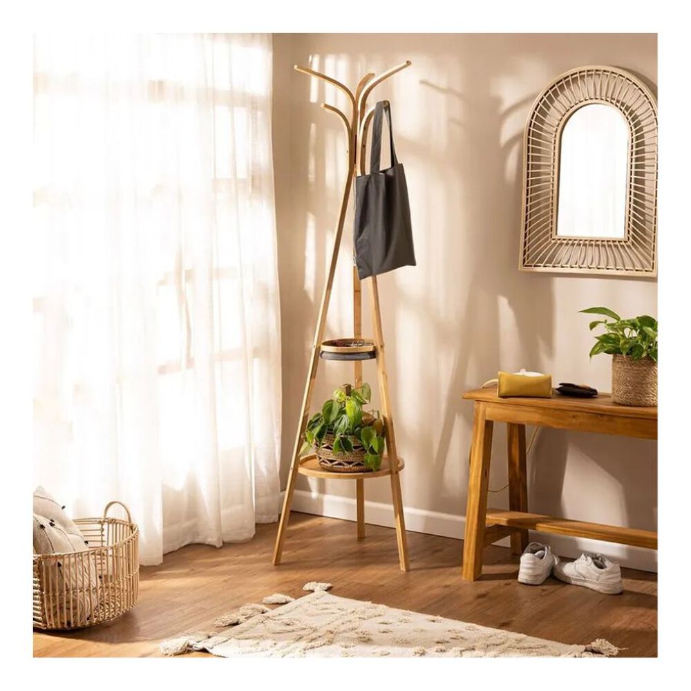 Perchero De Madera 6 Ganchos image number 4.0