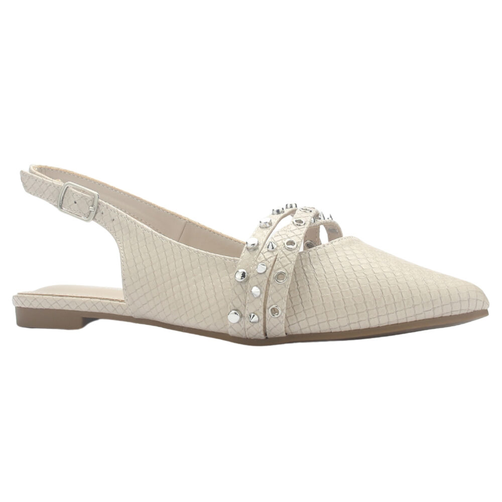 Ballerina Mujer Chalada Maris-8 Beige Casual image number 2.0