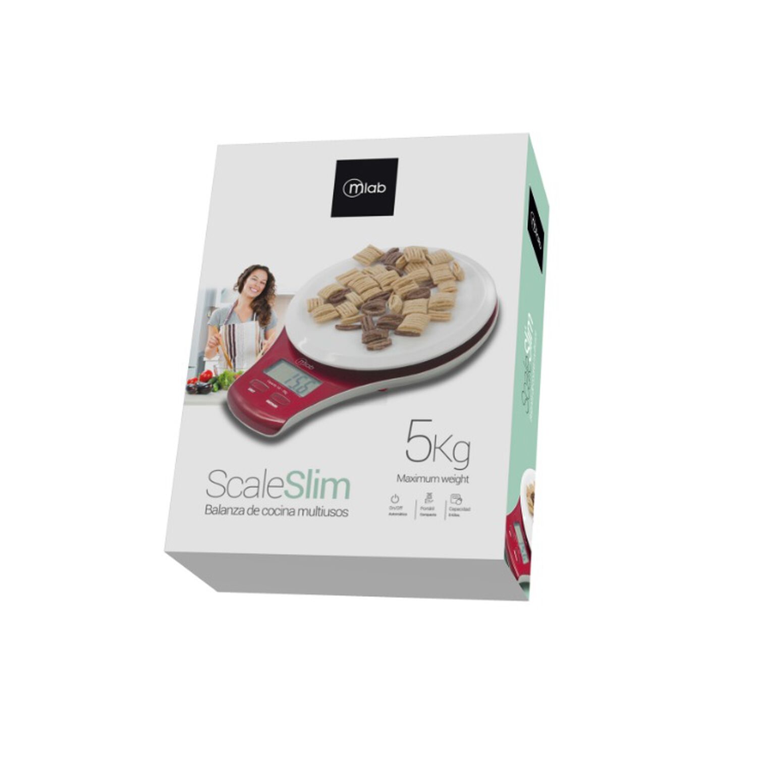 Balanza De Cocina Hasta 5 Kg Microlab 9055 image number 1.0