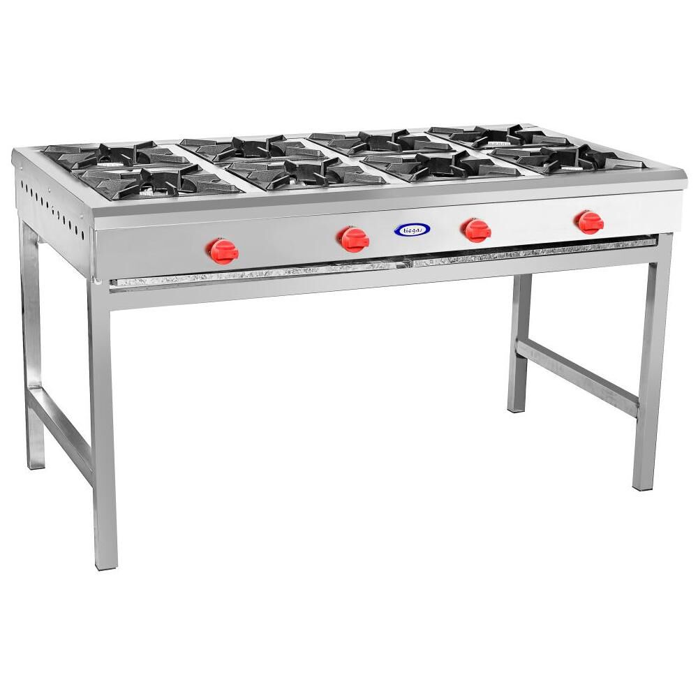 Anafe Ticgas Inox / 8 Quemadores / Gas Licuado image number 1.0