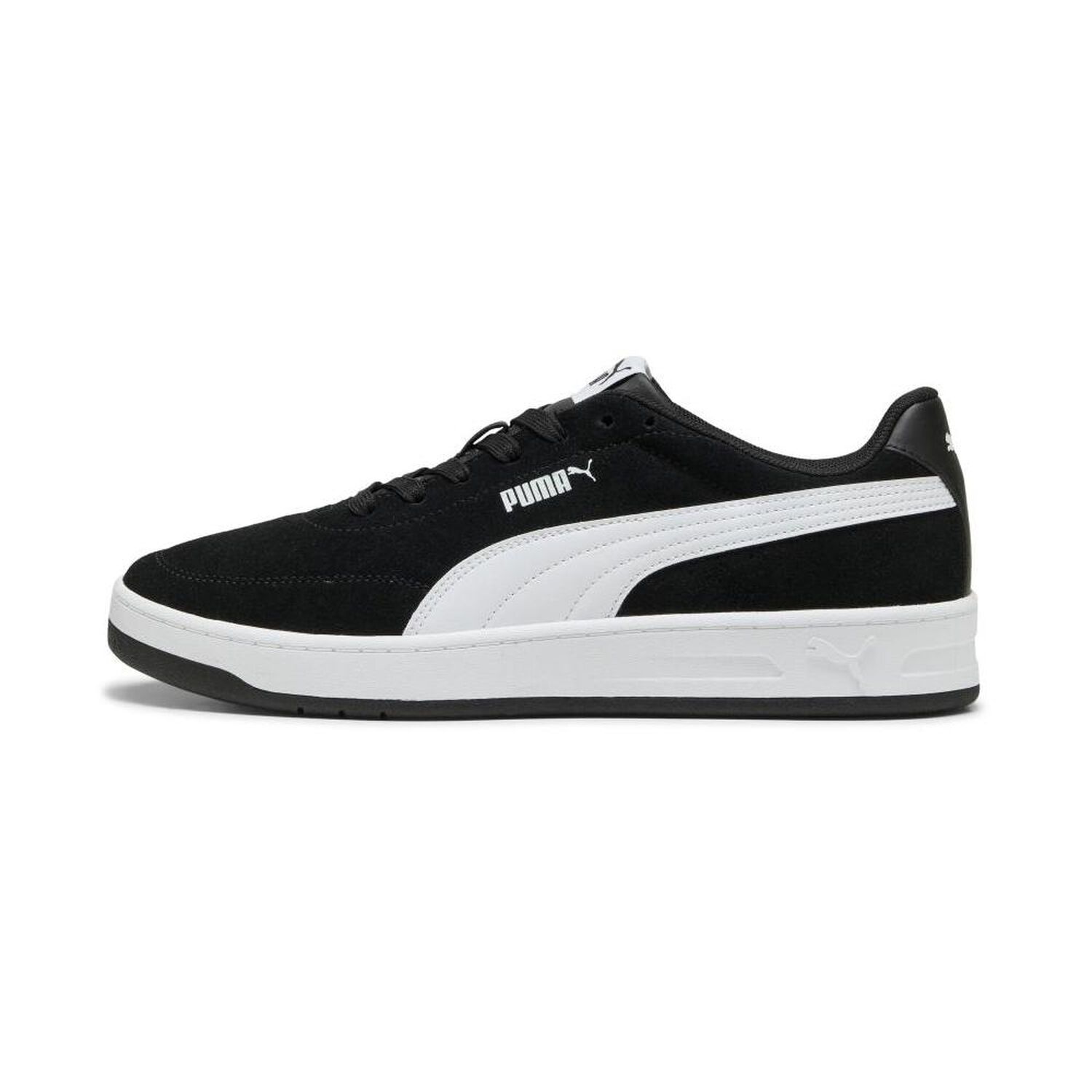Zapatilla Puma Court Classic Clean Sd Hombre Negro image number 6.0