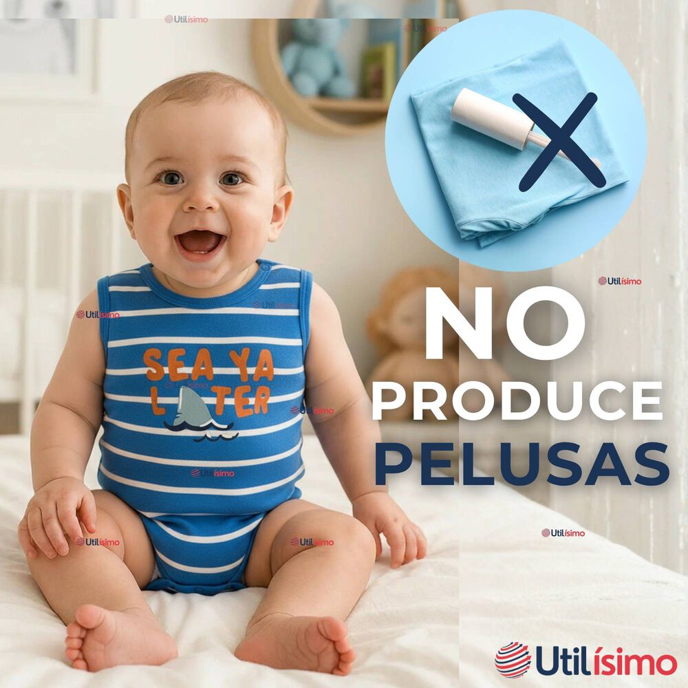 Pack 5 Bodys Ni&ntilde;o Sin Manga Tedmimak 100% Algod&oacute;n Baby Shark image number 9.0