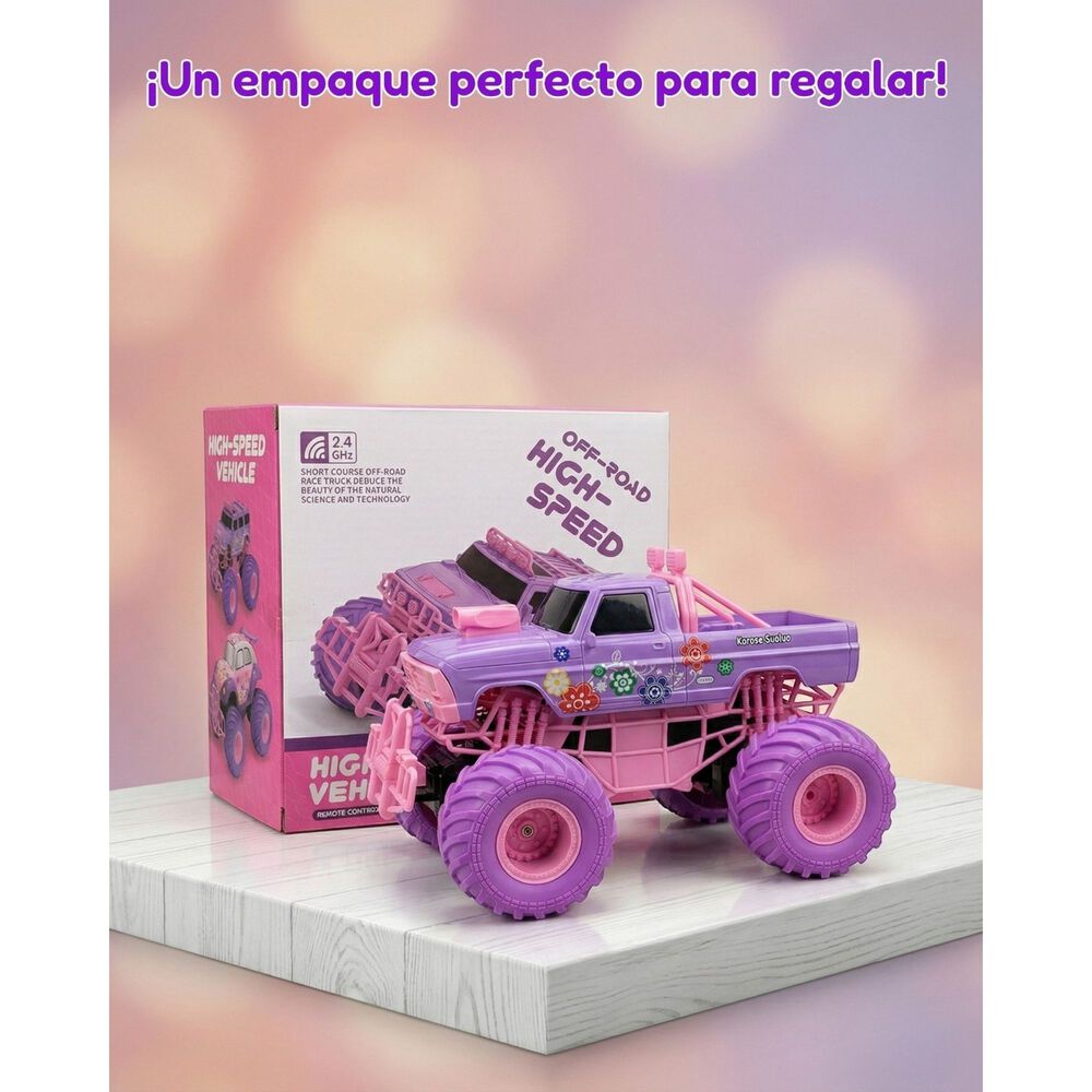 Auto Camioneta Control Remoto Bichota Para Ni&ntilde;as image number 4.0