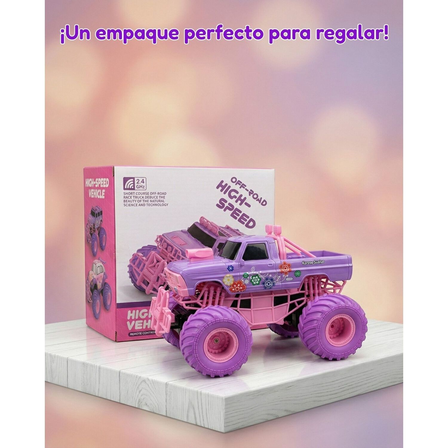 Auto Camioneta Control Remoto Bichota Para Ni&ntilde;as image number 4.0