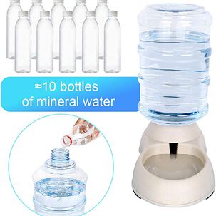 Dispensador Agua Mascotas Perro Gato 3.8 L Automatico