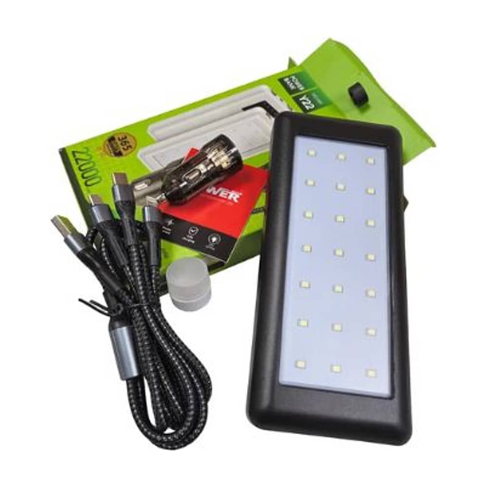 Power Bank 22.000 Mah Y22 Kit Card Cable 3 En 1 image number 2.0