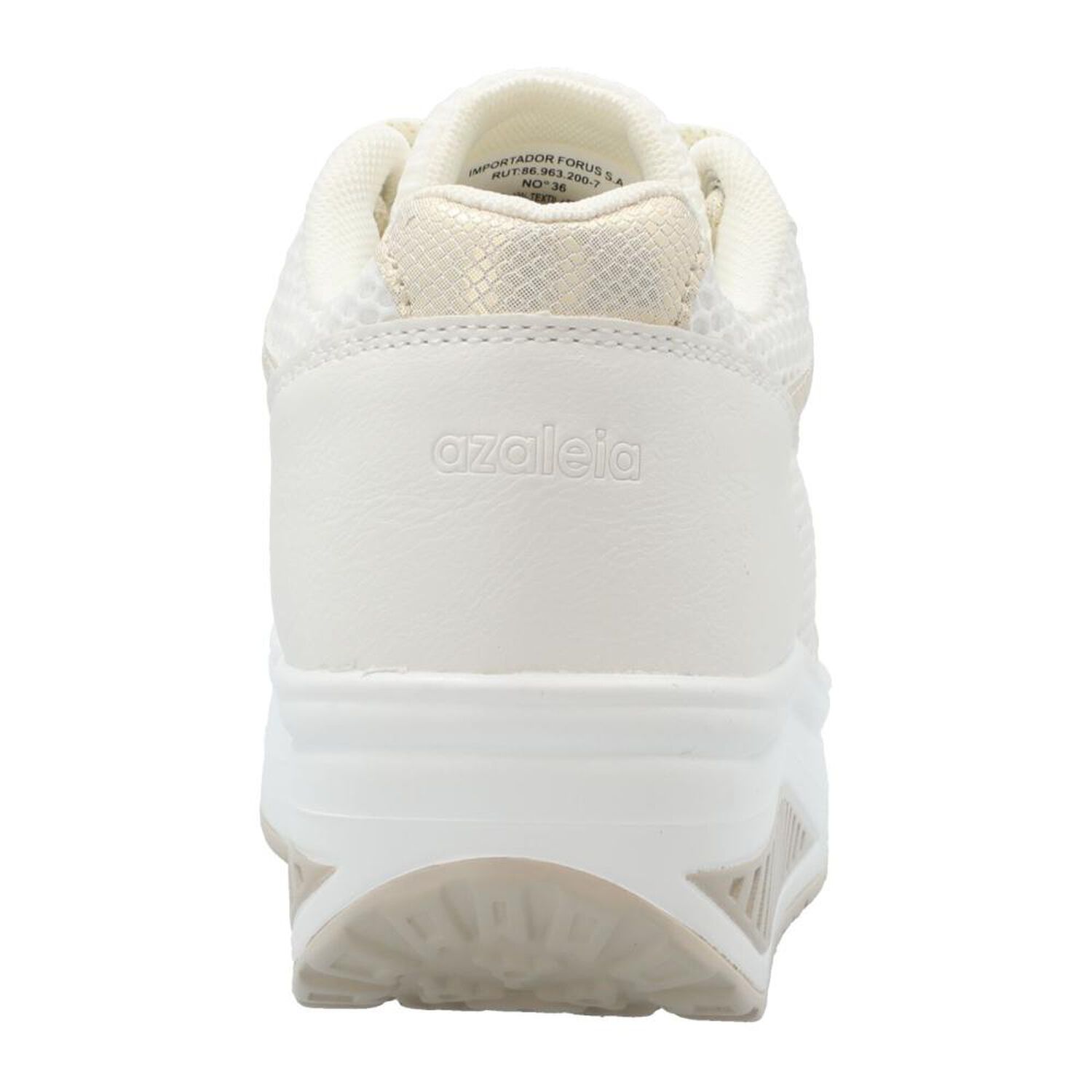 Zapatilla Urbana Mujer Azaleia Camelia Blanco image number 4.0