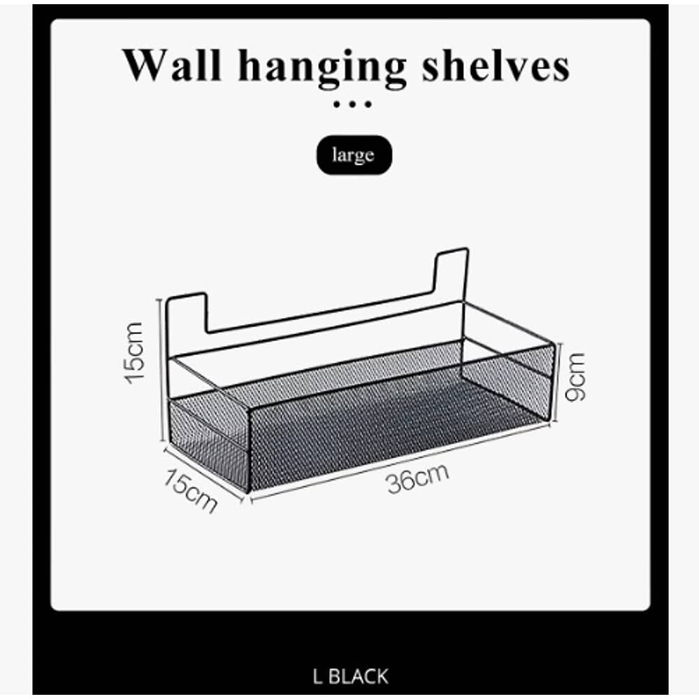 Pack 2 Organizador Repisa Multiuso Negro image number 3.0
