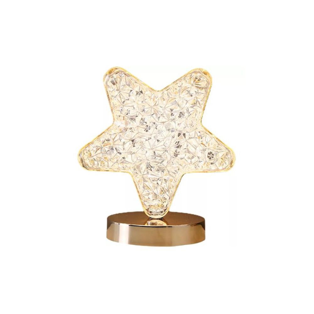 Lampara De Mesa Recargable Usb Con Forma De Estrella image number 0.0