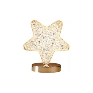 Lampara De Mesa Recargable Usb Con Forma De Estrella