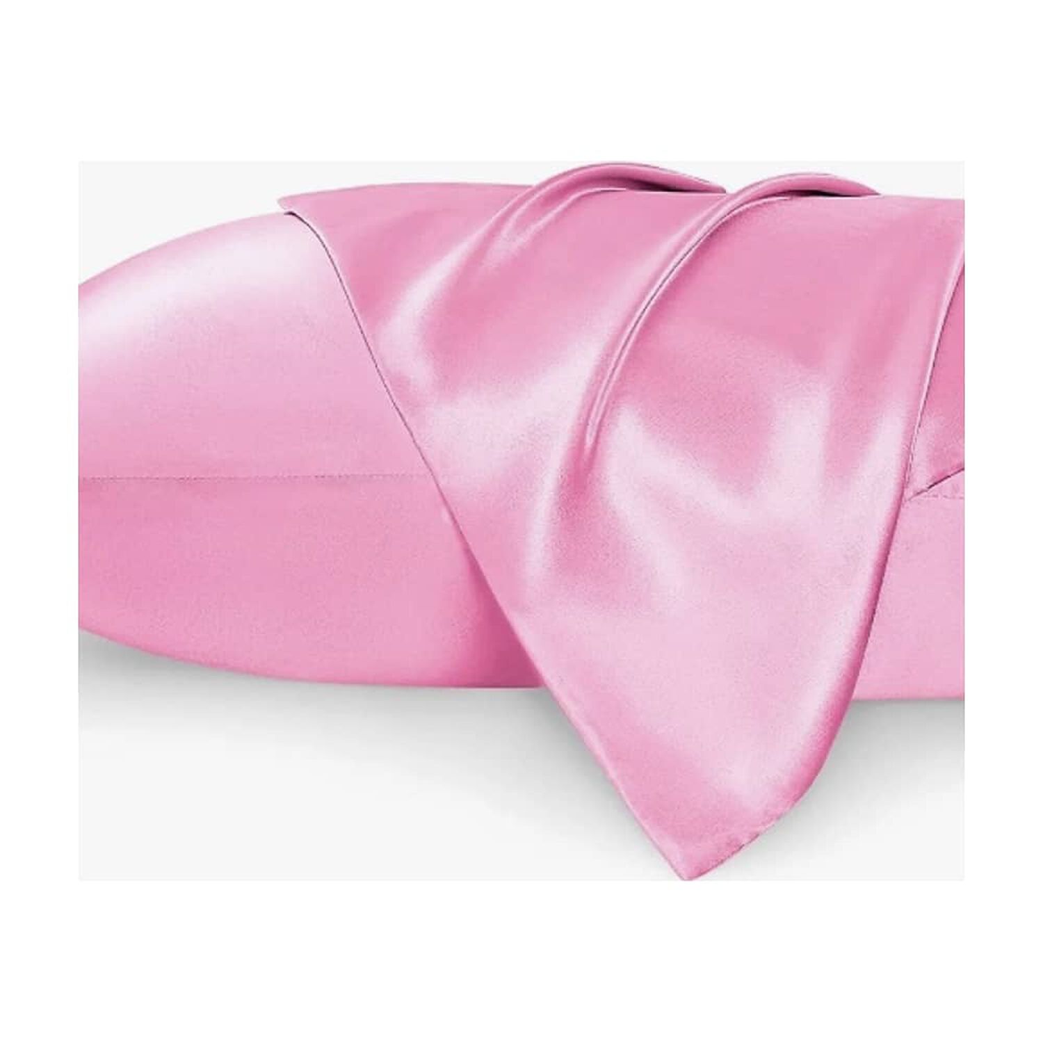 Set 2 Funda Almohada Sat&iacute;n Rosado image number 0.0