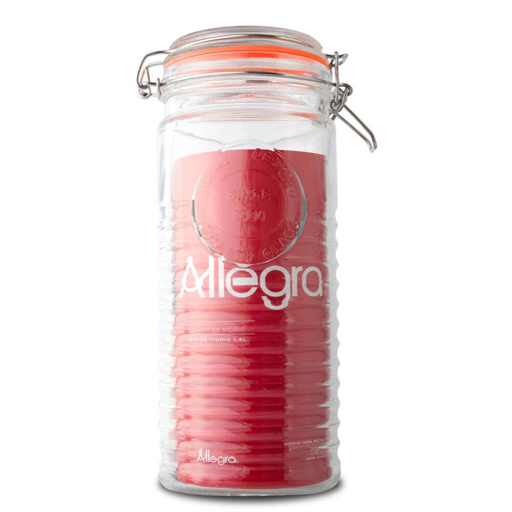 Frasco Tapa Vidrio 1400ml Contenedor Multiuso Allegra image number 0.0