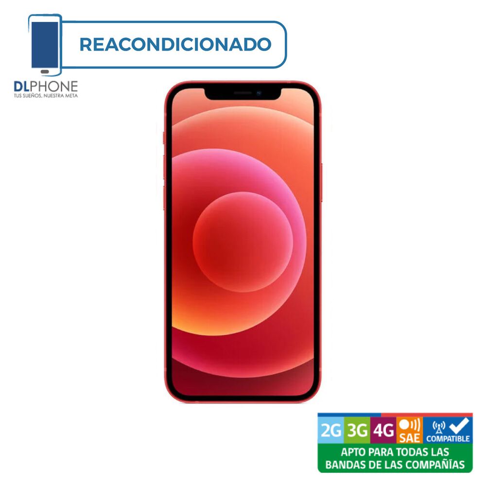  Iphone 12 Mini 64gb Rojo Reacondicionado image number 0.0