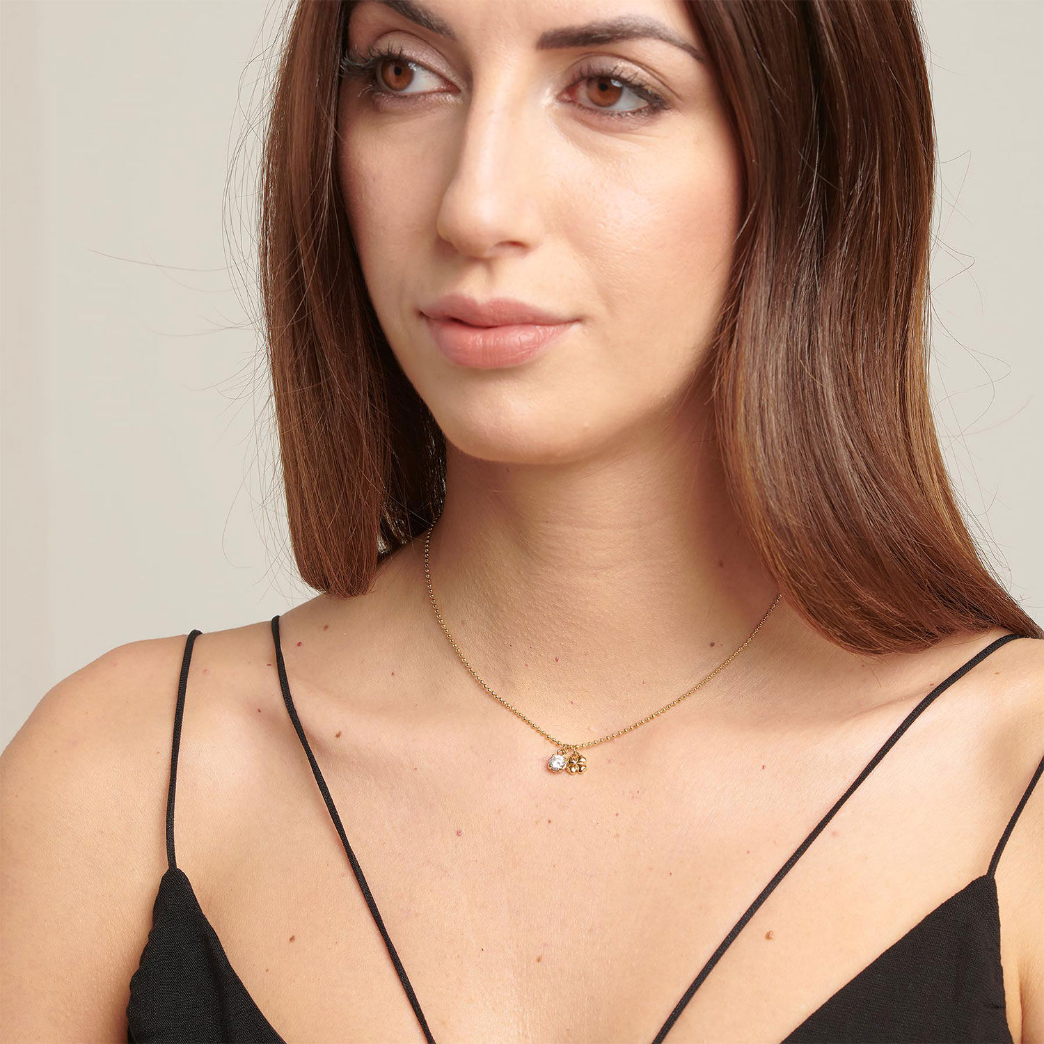 Collar Brosway Bein010 Dorado Mujer image number 1.0