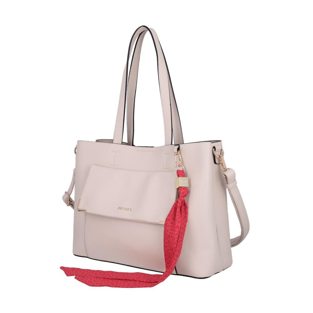 Cartera Tote Secret Mother St6 L Beige image number 1.0