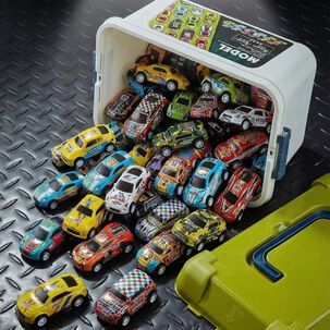 Juguete 30 Autos Para Ni&ntilde;os Con Cajas