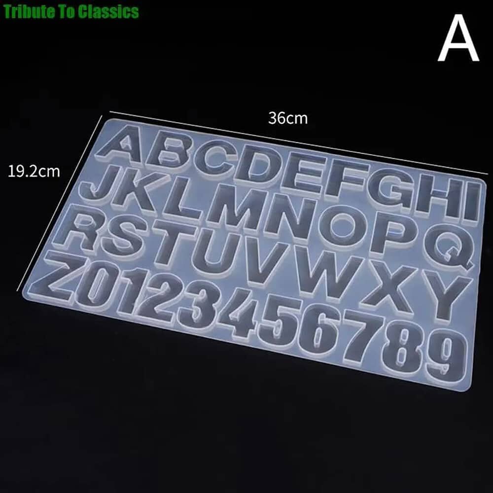 Molde De Silicona Letras Reposteria 36 Agujeros image number 6.0