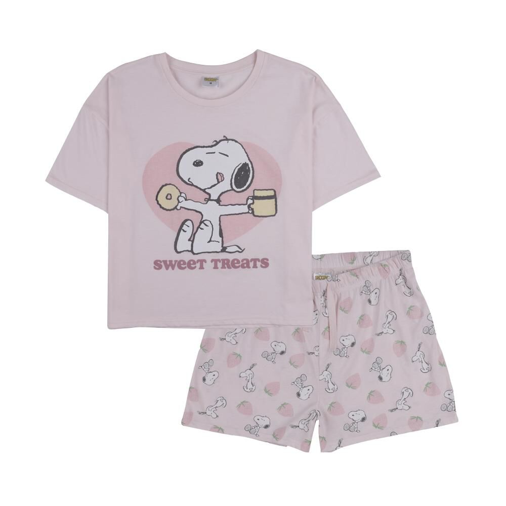 Pijama Mujer Snoopy / 2 Piezas image number 0.0