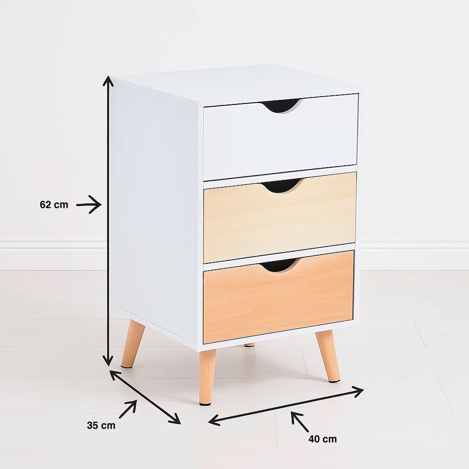 Pack De 2 Veladores Eames 3 Niveles 40x35x62 image number 3.0