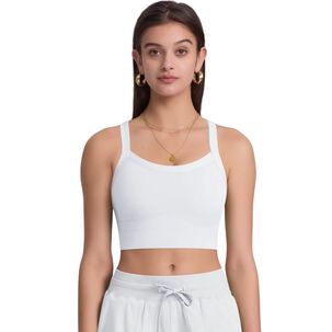 Top Sin Manga Con Blanco