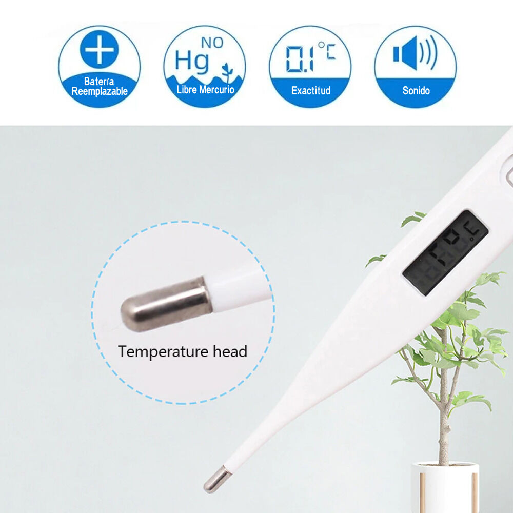 Termometro Digital Corporal Para Bebe Ni&ntilde;os Lcd Temperatura image number 4.0