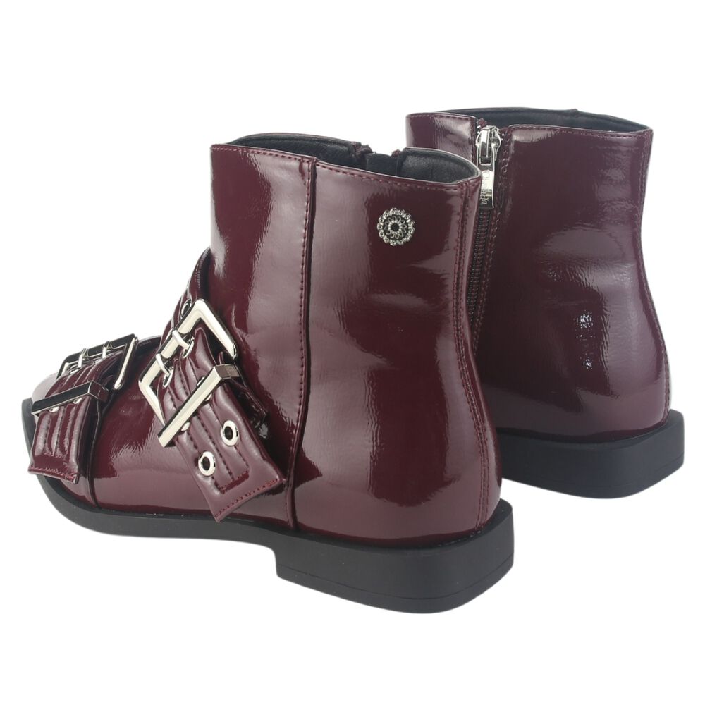 Botin Chalada Mujer Slik-11 Burdeo Casual image number 5.0