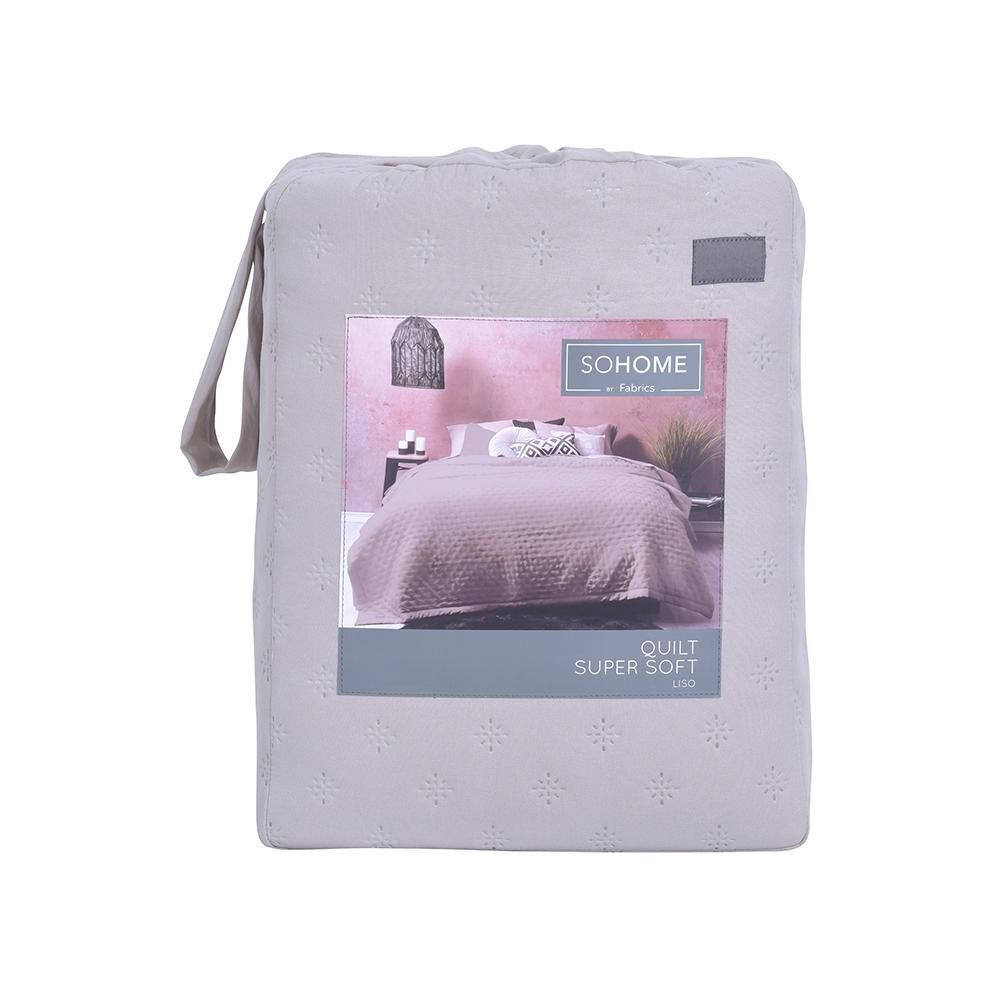 Quilt Sohome By Fabrics Ultra Liso / 2 Plazas