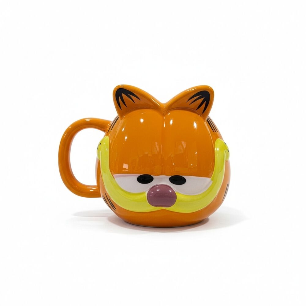 Taz&oacute;n Cer&aacute;mica 3d Rostro Gato Garfield image number 0.0
