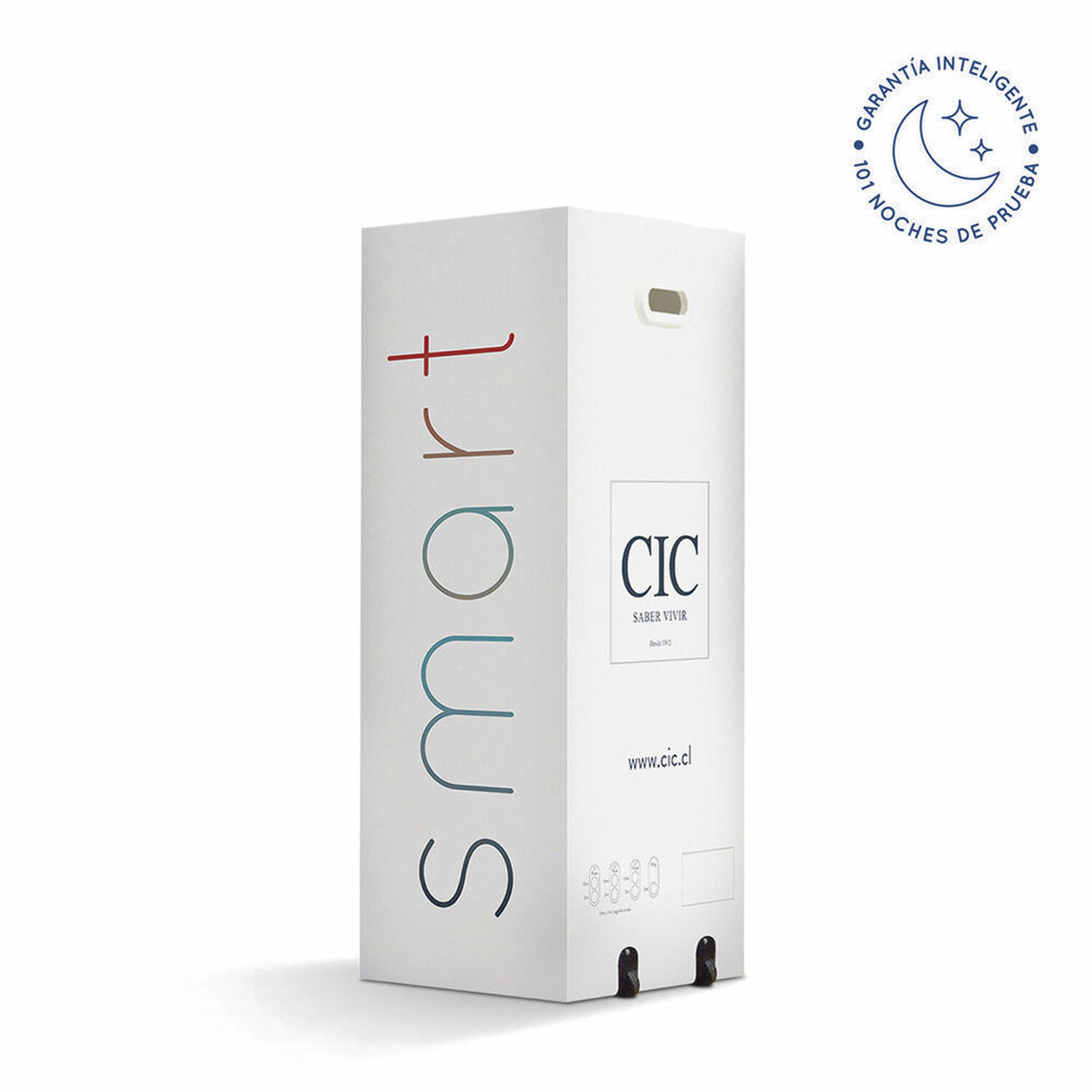 Cama Europea Cic Smart / 2 Plazas / Base Normal image number 7.0