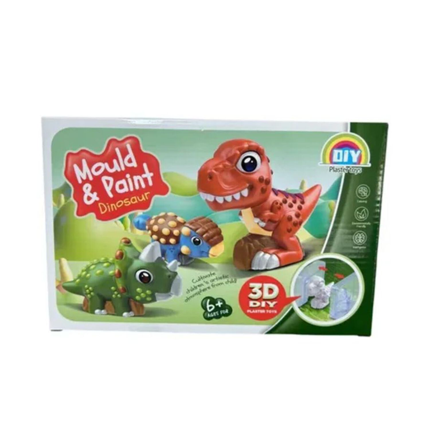 Juguete Kit Para Moldear Figuras De Dinosaurio 3d Para Ni&ntilde;os image number 0.0