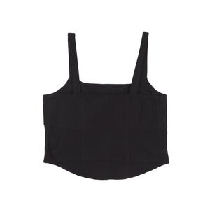 Polera Crop Sin Mangas Pretina En Curva Mujer Rolly Go