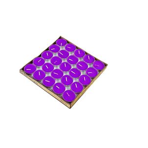 Set 50 Velas Decorativas Moradas