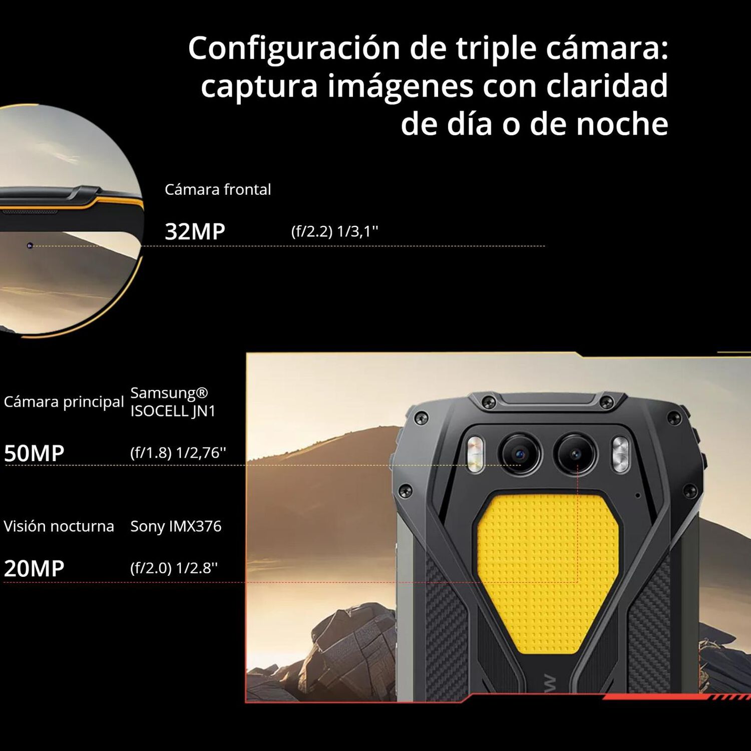 Blackview Bv7300 - Smartphone Rugged 6.67" 50 Mp + C&aacute;mara Nocturna, 15.000 Mah image number 7.0