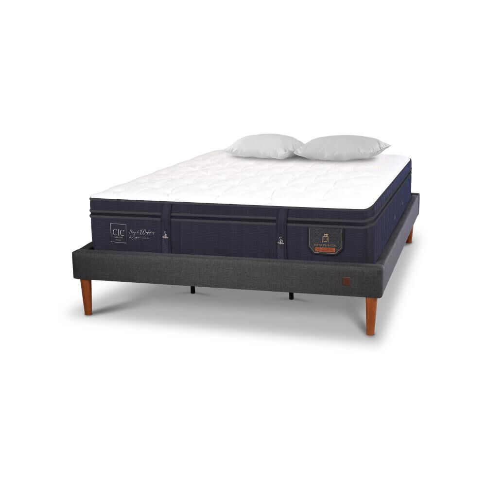 Cama Europea Cic Super Premium / King / Base Normal + Almohadas image number 8.0