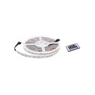 Tira Led De 5mts Smd 3528 Color Rgb Con Control - Ps