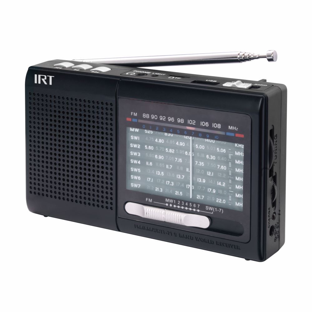 Radio Recargable 9 Bandas Am/fm/sw/usb/msd I005rp9b01n image number 0.0