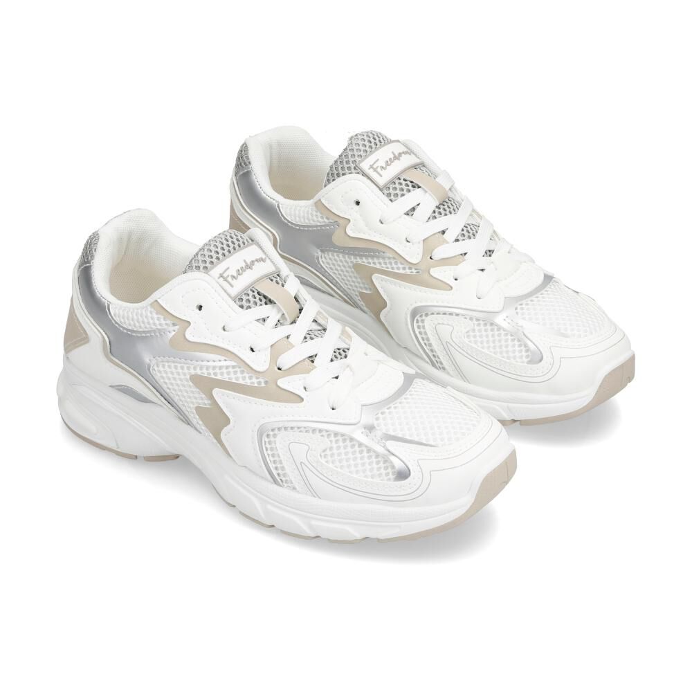 Zapatilla Urbana Mujer Freedom White image number 1.0