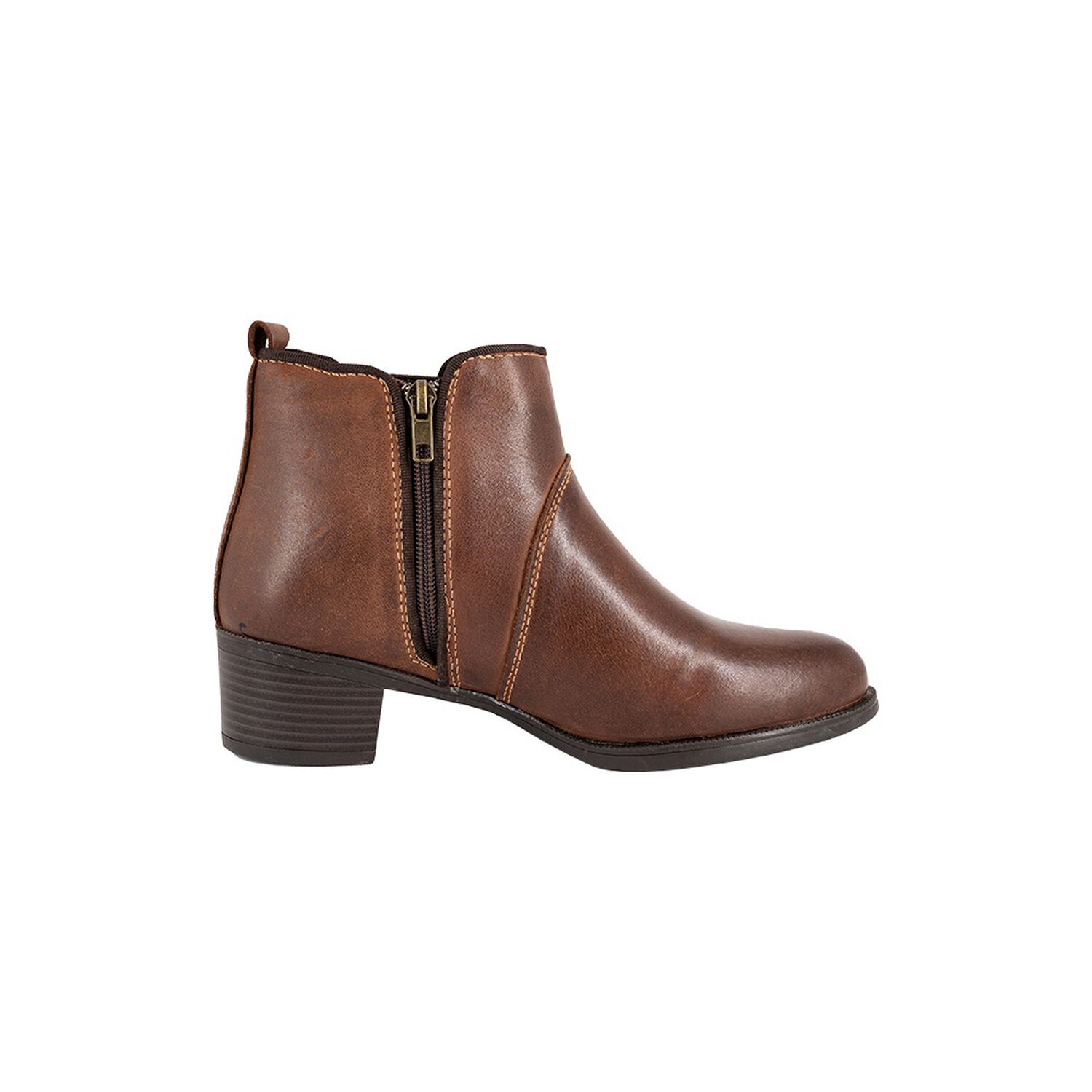 Botin De Cuero Lady Caf&eacute; Alquimia image number 3.0