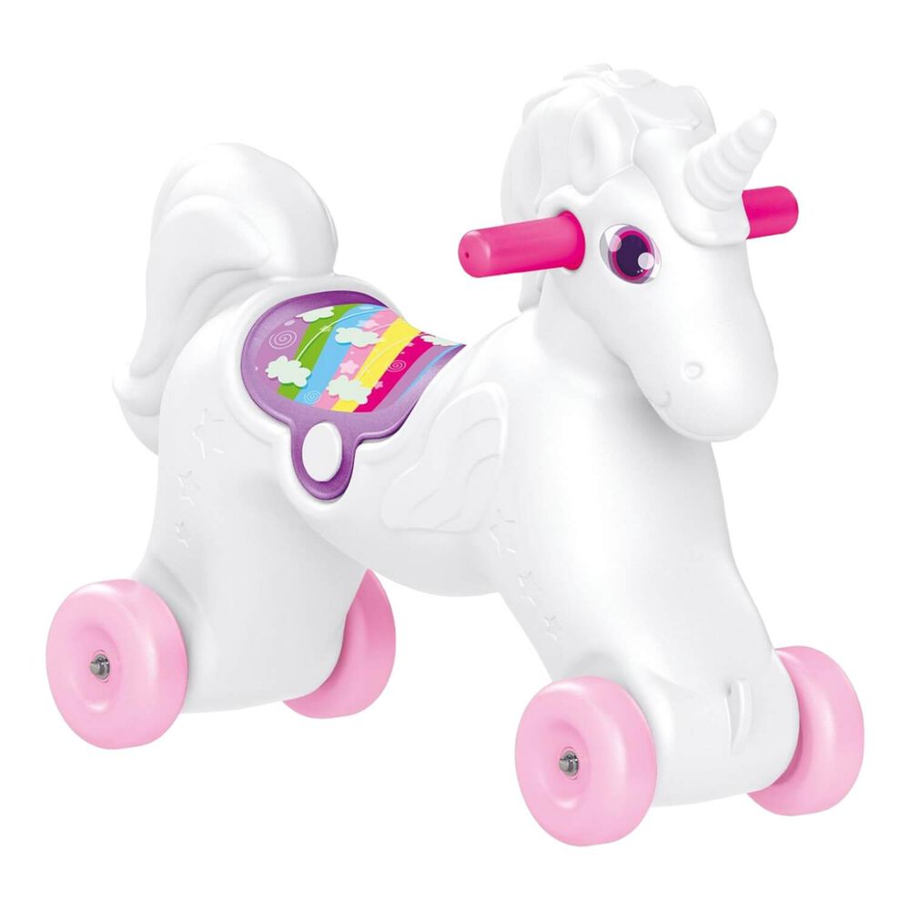 Unicornio Mecedor Con Ruedas 70x30x52 Cms Dolu image number 3.0