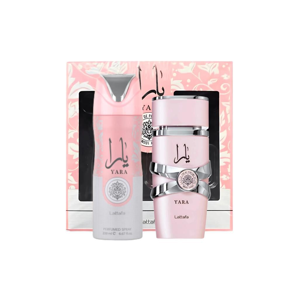 Set De Perfumería Mujer Yara Lattafa / 100 Ml / Eau De Parfum + Desoderante 200 Ml image number 0.0